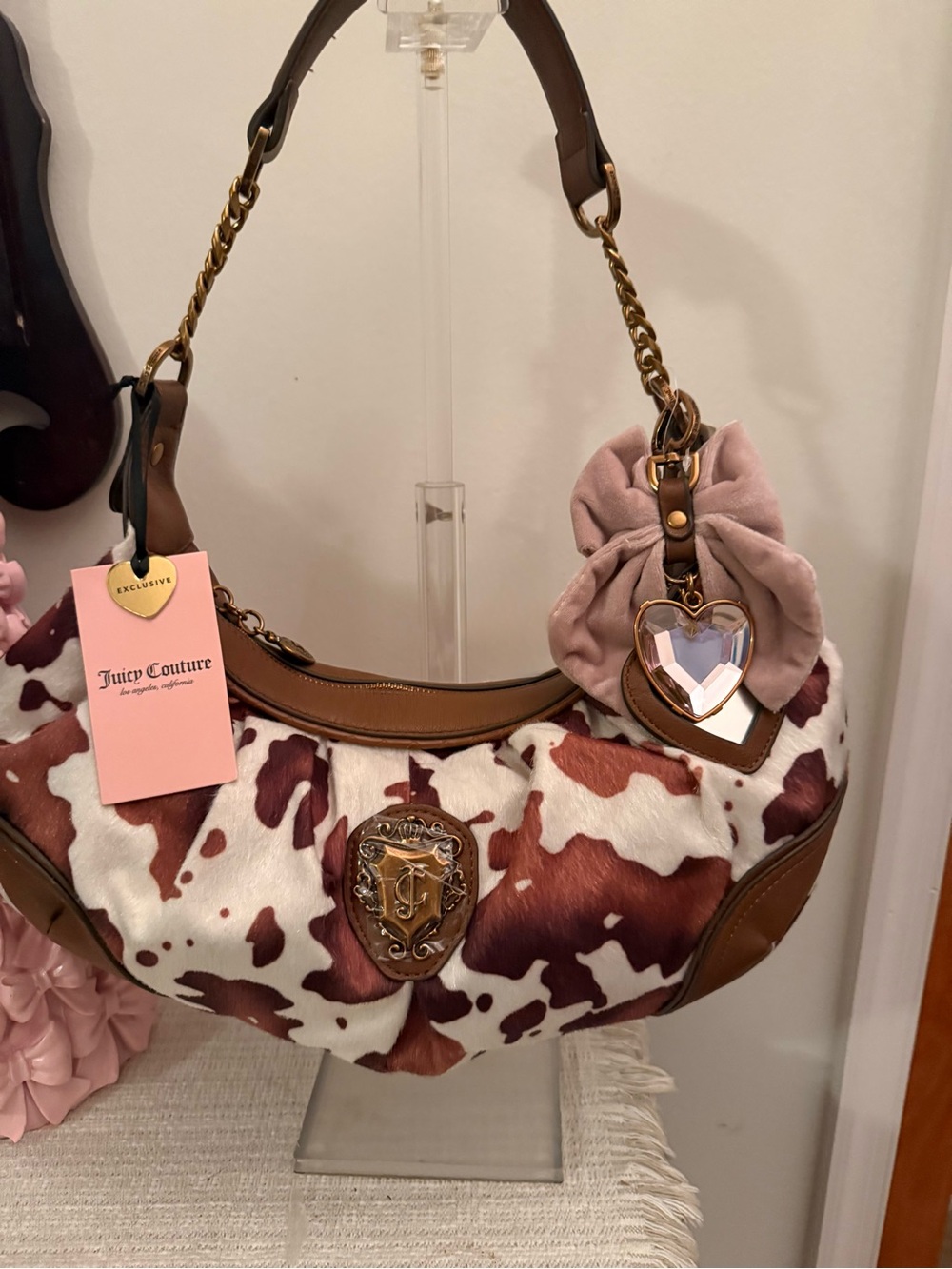 Juicy Couture Romance Cow Hobo Bag